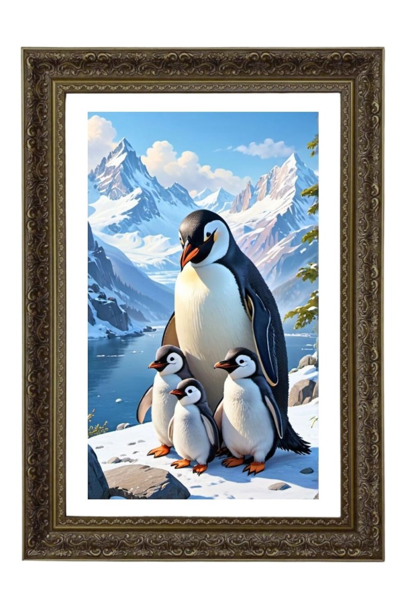 Vertical16X24 Inches Frame Big Photo Frame - 20x28 Inches For Home,Temple & Office Decoration (F10858)