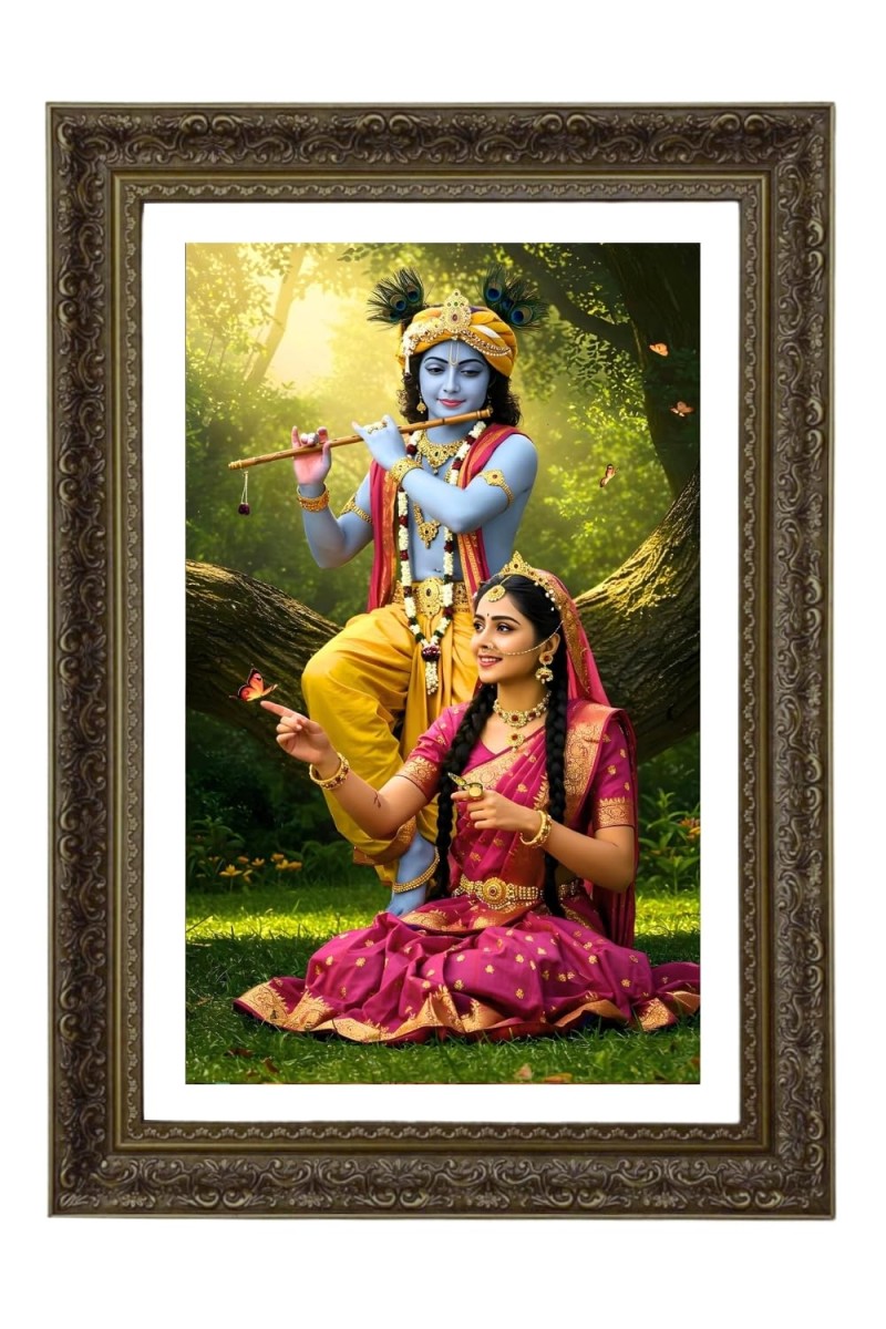 Vertical16X24 Inches Frame Big Photo Frame - 20x28 Inches For Home,Temple & Office Decoration (F10818)
