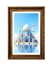 Mosque Big Photo Frame - 20x28 Inches For Home,Temple & Office Decoration (F11264)