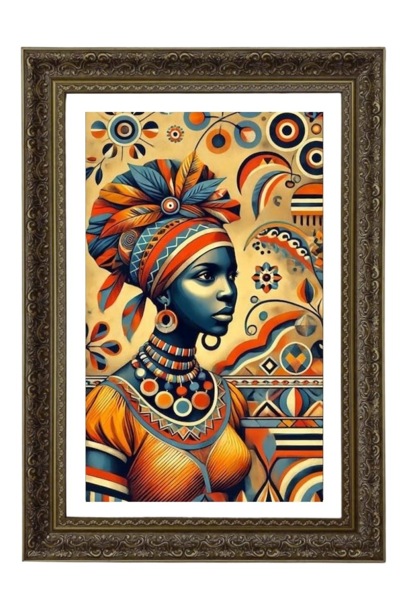 Vertical16X24 Inches Frame Big Photo Frame - 20x28 Inches For Home,Temple & Office Decoration (F10783)