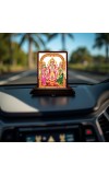 Car Desk/Table Top Lord Murugan Wooden Photo Stand 3x4 Inches, Compact & Stylish Spiritual Display For Car, Home & Office (Pack Of 1) (F14541)