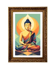 Vertical16X24 Inches Frame Big Photo Frame - 20x28 Inches For Home,Temple & Office Decoration (F11128)