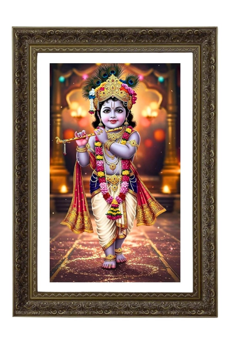Vertical16X24 Inches Frame Big Photo Frame - 20x28 Inches For Home,Temple & Office Decoration (F10828)