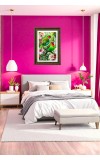 Coppersmith Barbets Big Photo Frame - 20x28 Inches For Home,Temple & Office Decoration (F10688)