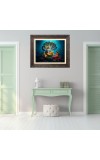 Divine lakhsmi vishnu Big Photo Frame - 18x22 Inches for Home,Temple & Office Decoration