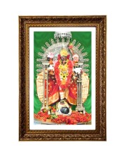 Maa Kaali Big Photo Frame - 20x28 Inches For Home,Temple & Office Decoration (F11252)