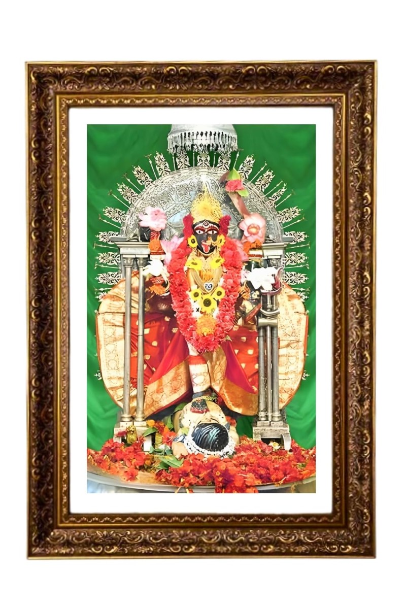 Maa Kaali Big Photo Frame - 20x28 Inches For Home,Temple & Office Decoration (F11252)