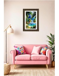 Vertical16X24 Inches Frame Big Photo Frame - 20x28 Inches For Home,Temple & Office Decoration (F10866)