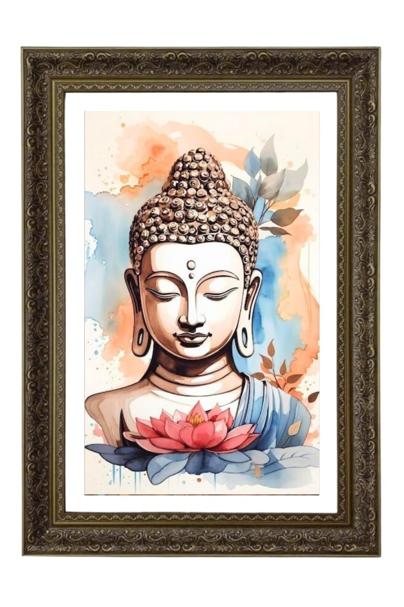 Vertical16X24 Inches Frame Big Photo Frame - 20x28 Inches For Home,Temple & Office Decoration (F10823)