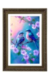 Bluebirds Big Photo Frame - 20x28 Inches For Home,Temple & Office Decoration (F10753)