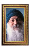 Oshoo Digital Golden Balck Color Photo Frame | Hindu Religious Wall Decor | 10x16 Inches - Inspirational Wall Art For Office, Home Decor - Ideal Spiritual Gift (F16513)