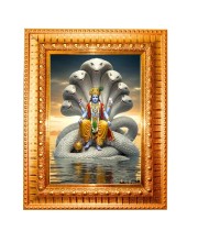 Maa Tara Golden Designer Photo Frame | 18x22 Inch Religious Wall Hanging Frame For Home, Office Decoration and Spiritual Gift Item (M3)