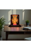 Car Desk/Table Top Lord Ganesha Wooden Photo Stand â€“ 3x4 Inches, Compact & Stylish Spiritual Display For Car, Home & Office (Pack Of 1) (F15075)