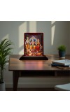 Car Desk/Table Top Lord RamSiya Wooden Photo Stand 3x4 Inches, Compact & Stylish Spiritual Display For Car, Home & Office (Pack Of 1) (F15192)
