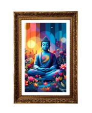 Vertical16X24 Inches Frame Big Photo Frame - 20x28 Inches For Home,Temple & Office Decoration (F11127)