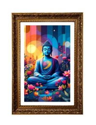 Vertical16X24 Inches Frame Big Photo Frame - 20x28 Inches For Home,Temple & Office Decoration (F11127)