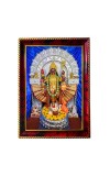 Goddess Kali Photo Frame For Wall & Table | 7x9 Inch Golden Cherry Finish | Decorative Goddess Kali Photo Frame For Home, Office & Pooja Room (F11641)