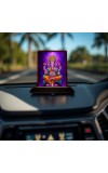 Car Desk/Table Top Lord Ganesha Wooden Photo Stand â€“ 3x4 Inches, Compact & Stylish Spiritual Display For Car, Home & Office (Pack Of 1) (F15090)