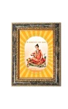 Sripada Sri Vallabha Spiritual Guru Digital Photo In Designer Frame, Size 12x18 Inch | Hindu Religious Picture For Home Temple, Office & Gift | Wall Art & Pooja Decor (F10433)