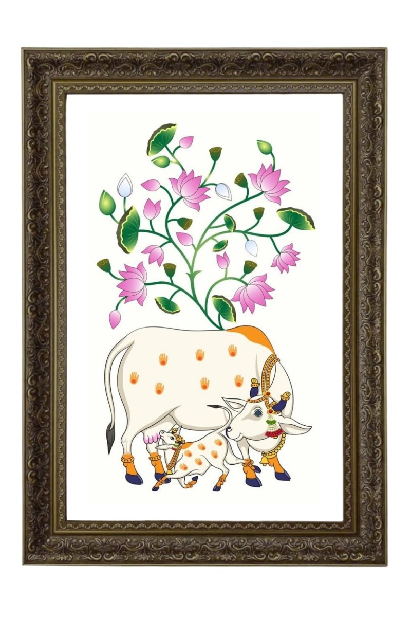 Vertical16X24 Inches Frame Big Photo Frame - 20x28 Inches For Home,Temple & Office Decoration (F10836)