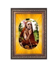 Jagadguru Shri Chandrasekharendra Saraswati Swamigal Spiritual Guru Digital Photo In Designer Frame, Size 10x16 Inch | Hindu Religious Picture For Home Temple, Office & Gift | Wall Art & Pooja Decor (