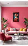 Kathakali Photo Frame For Wall & Table | 7x9 Inch Golden Cherry Finish | Decorative Kathakali Photo Frame For Home, Office & Pooja Room (F11351)