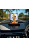 Car Desk/Table Top Lord RamSiya Hanuman Wooden Photo Stand 3x4 Inches, Compact & Stylish Spiritual Display For Car, Home & Office (Pack Of 1) (F15194)