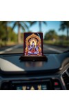 Car Desk/Table Top Lord Shiva Wooden Photo Stand 3x4 Inches, Compact & Stylish Spiritual Display For Car, Home & Office (Pack Of 1) (F14310)