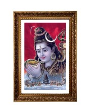 Lord Mahadev Big Photo Frame - 20x28 Inches For Home,Temple & Office Decoration (F11286)