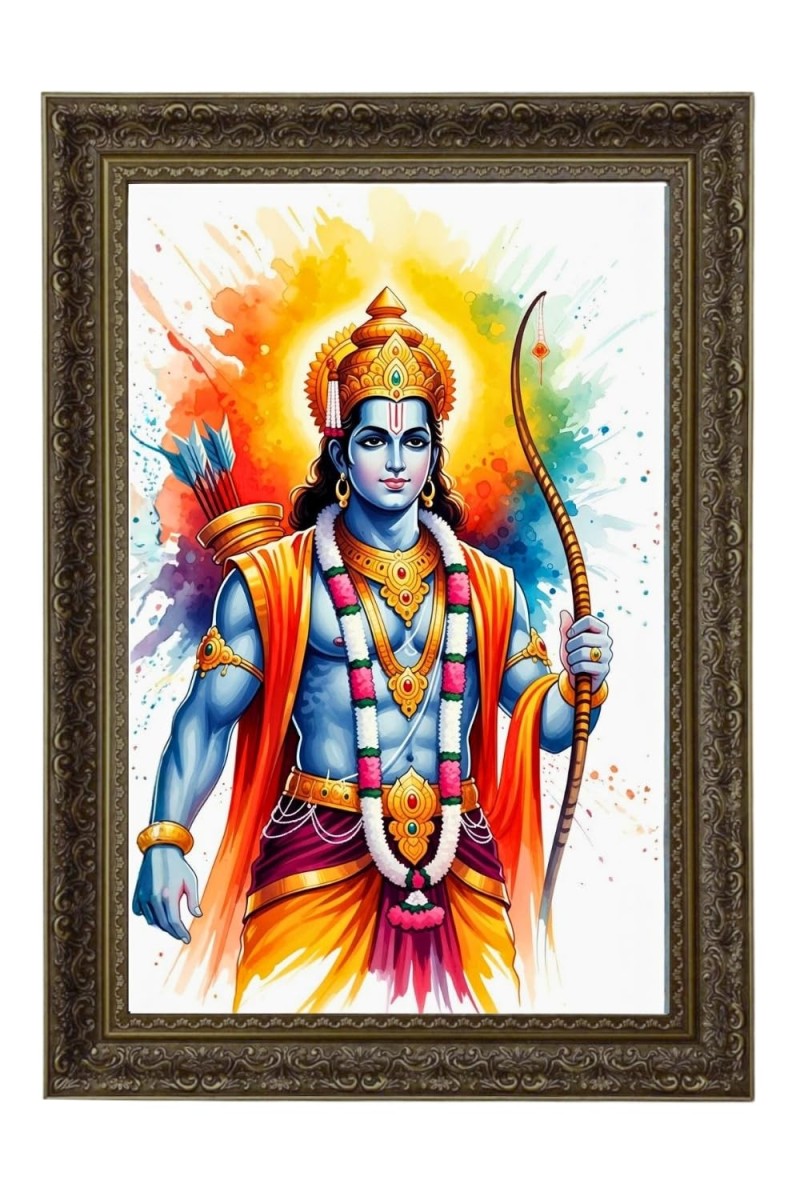 Vertical16X24 Inches Frame Big Photo Frame - 20x28 Inches For Home,Temple & Office Decoration (F11122)