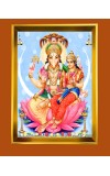 Golden Photo Frame - 10x14 Inches | Elegant Wooden Frame For Home, Office & Temple Decoration | Spiritual Wall & Table Decor and Gift Item