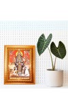 Sri Sarada Devi,Ramakrishna Golden Designer Photo Frame | 10x14 Inch Religious Wall Hanging Frame For Home & Office Decoration | Hindu Deity Sri Sarada Devi,Ramakrishna Spiritual Gift Item