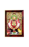 Shri Mahalakshmi (Ambabai) Photo Frame For Wall & Table | 7x9 Inch Golden Cherry Finish | Decorative Shri Mahalakshmi (Ambabai) Photo Frame For Home, Office & Pooja Room (F11630)