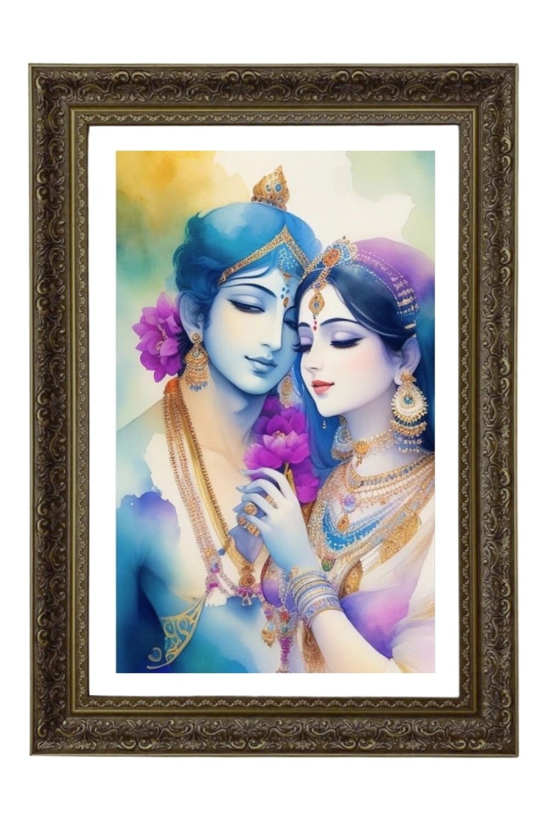 Vertical16X24 Inches Frame Big Photo Frame - 20x28 Inches For Home,Temple & Office Decoration (F10788)