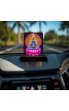 Car Desk/Table Top Lord Shiva Wooden Photo Stand 3x4 Inches, Compact & Stylish Spiritual Display For Car, Home & Office (Pack Of 1) (F14148)