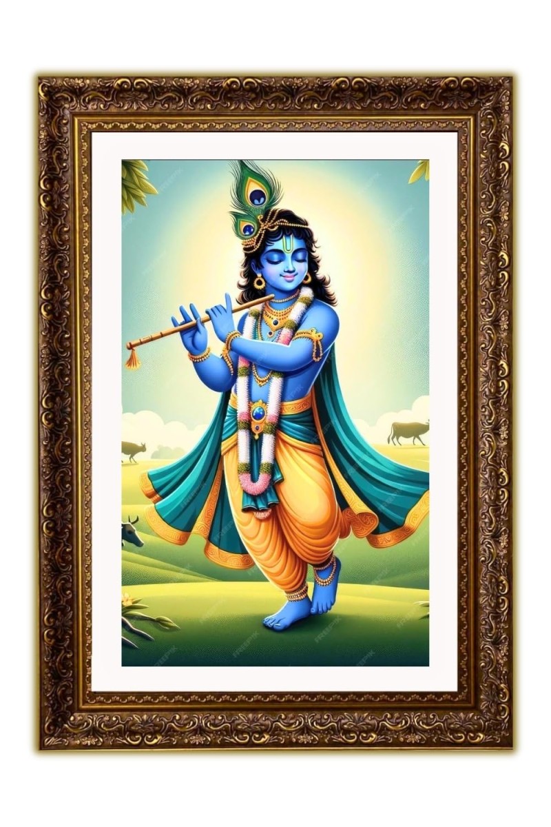 Vertical16X24 Inches Frame Big Photo Frame - 20x28 Inches For Home,Temple & Office Decoration (F10898)