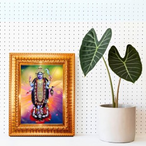 Maa Kaali Golden Designer Photo Frame | 14x18 Inch Religious Wall Hanging Frame For Home & Office Decoration | Hindu Deity Spiritual Gift Item Maa Kaali Golden Designer Photo Frame | 14x18 Inch Religious Wall Hanging Frame For Home & Office Decoration | Hindu Deity Spiritual Gift Item