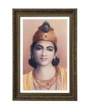 Divine Krishna Big Photo Frame - 20x28 Inches For Home,Temple & Office Decoration (F11082)