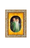 Oshoo Spiritual Guru Digital Photo In Designer Frame, Size 8x12 Inch | Hindu Religious Picture For Home Temple, Office & Gift | Wall Art & Pooja Decor (F10496)