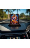 Car Desk/Table Top Lord Shiva Wooden Photo Stand 3x4 Inches, Compact & Stylish Spiritual Display For Car, Home & Office (Pack Of 1) (F14184)