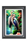 Great Blue Herons Photo Wall & Table Frame | 10x14 Inch Black Designer | Perfect For Gifting & Home Decor (F9645)