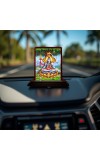 Car Desk/Table Top Lord Shiva Wooden Photo Stand 3x4 Inches, Compact & Stylish Spiritual Display For Car, Home & Office (Pack Of 1) (F14534)