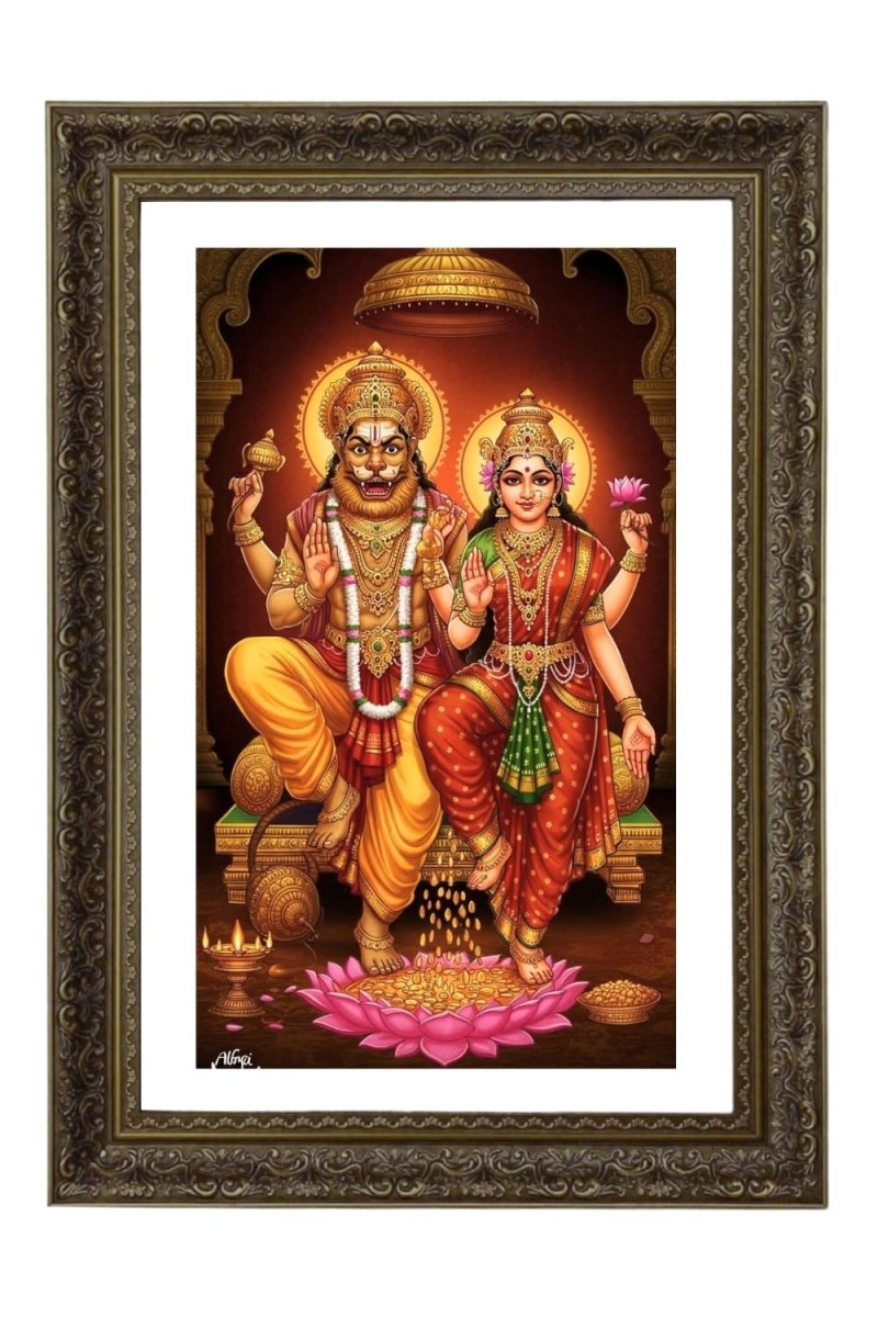 Vertical16X24 Inches Frame Big Photo Frame - 20x28 Inches For Home,Temple & Office Decoration (F11106)