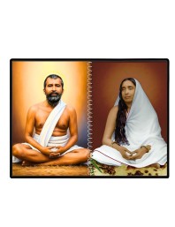 Sri Sri Ramakrishna & Maa Sarada Devi Laminated Photo - 7x9 Inches, Divine Blessings For Home & Office And Temple Decoration (F16322)
