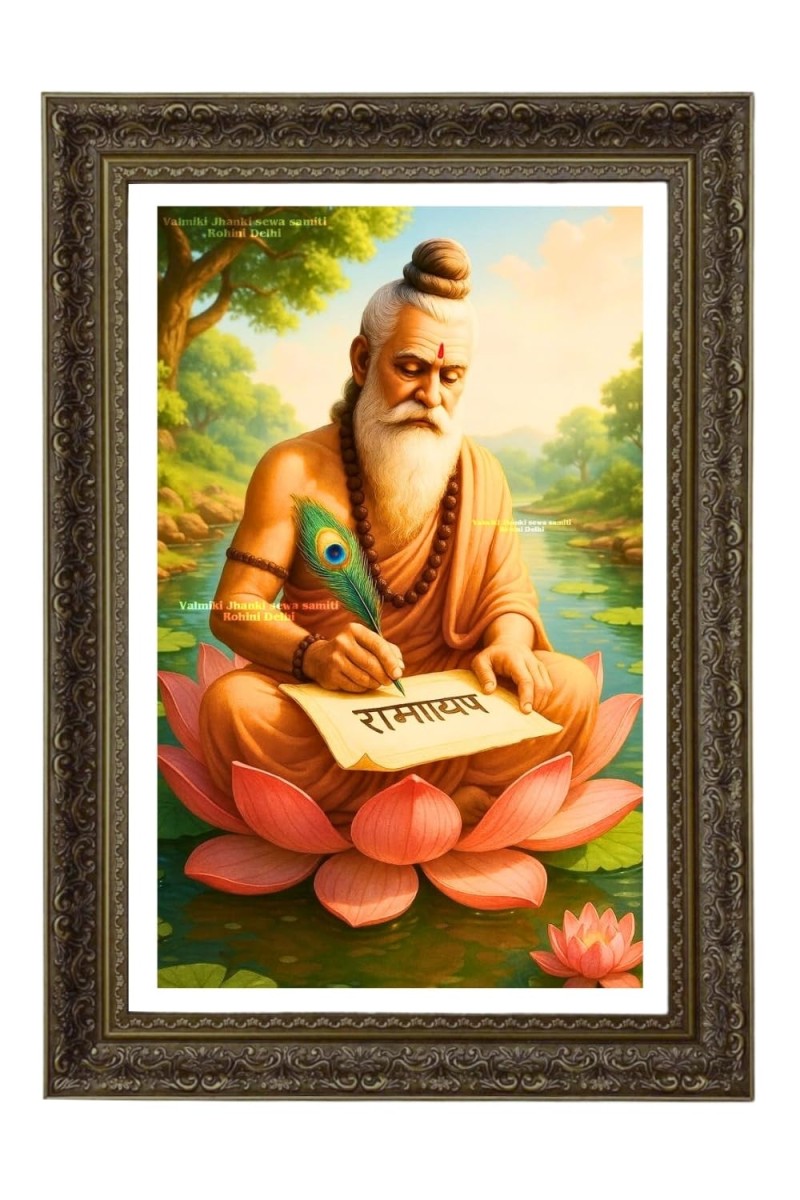 Vertical16X24 Inches Frame Big Photo Frame - 20x28 Inches For Home,Temple & Office Decoration (F11101)