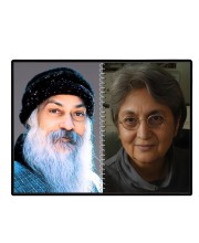 Acharya Rajneesh (Oshoo) &Maa Anand Sheela Laminated Photo - 7x9 Inches, Divine Blessings For Home & Office And Temple Decoration (F16331)