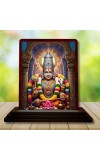 Car Desk/Table Top Tirupati Balaji Wooden Photo Stand â€“ 3x4 Inches, Compact & Stylish Spiritual Display For Car, Home & Office (Pack Of 1) (F15136)