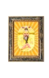 Shri Premanand Govind Sharan Ji Maharaj Spiritual Guru Digital Photo In Designer Frame, Size 8x12 Inch | Hindu Religious Picture For Home Temple, Office & Gift | Wall Art & Pooja Decor (F10425)