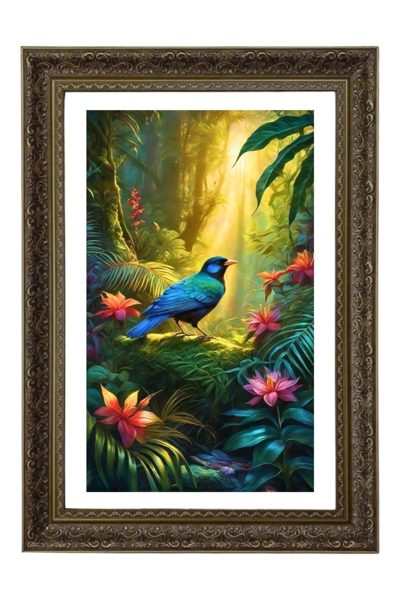 Vertical16X24 Inches Frame Big Photo Frame - 20x28 Inches For Home,Temple & Office Decoration (F10855)