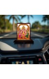 Car Desk/Table Top Lord Murugan Wooden Photo Stand 3x4 Inches, Compact & Stylish Spiritual Display For Car, Home & Office (Pack Of 1) (F14279)